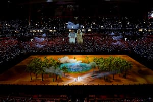 El estadio Al Bayt tuvo una imponente fiesta de inauguración