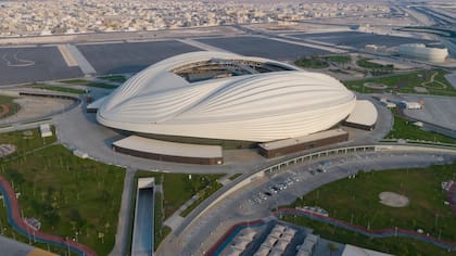 El estadio Al Janoub, uno de los estadios listos para la Copa del Mundo
