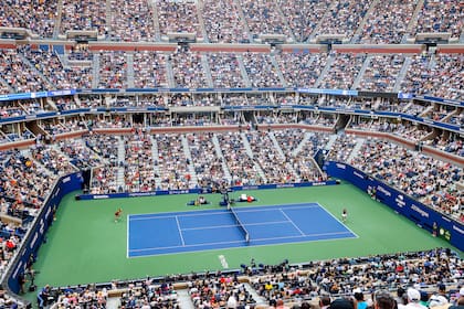 El estadio Arthur Ashe, el court de tenis más grande del mundo, preparado para un nuevo "major" a partir del lunes próximo