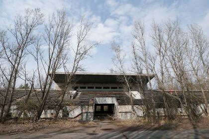 El estadio Avangard y toda la ciudad de Pripyat fueron abandonados después del desastre de Chernóbil
