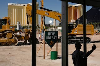 El estadio de 2.000 millones de US$ de los Atléticos en Las Vegas abriría antes de 2028