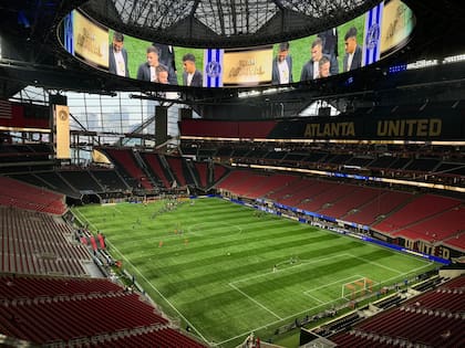 El estadio de Atlanta, donde se medirán las selecciones de República Checa y Sudáfrica