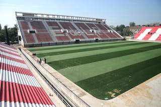 Para Verón, el estadio de Estudiantes es el mejor del país