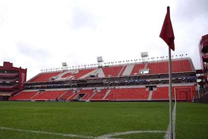 El estadio de Independiente, sin público, sede del partido con Vélez
