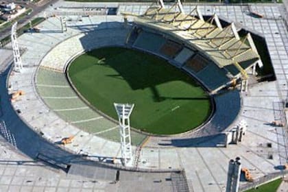 El estadio de Mar del Plata.
