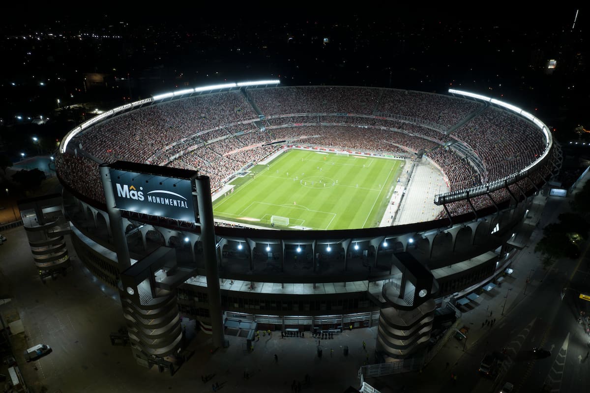 El estadio de River tiene actualmente capacidad para 83 mil espectadores: con el Superclásico estará colmado