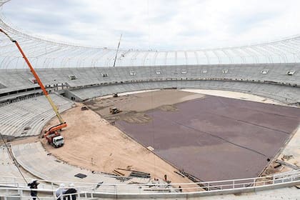 El estadio de Santiago del Estero donde se jugará la Copa América 2020