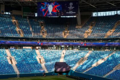 El estadio Gazprom Arena ya no será la sede de la final de la Liga de Campeones de la UEFA 2021/22