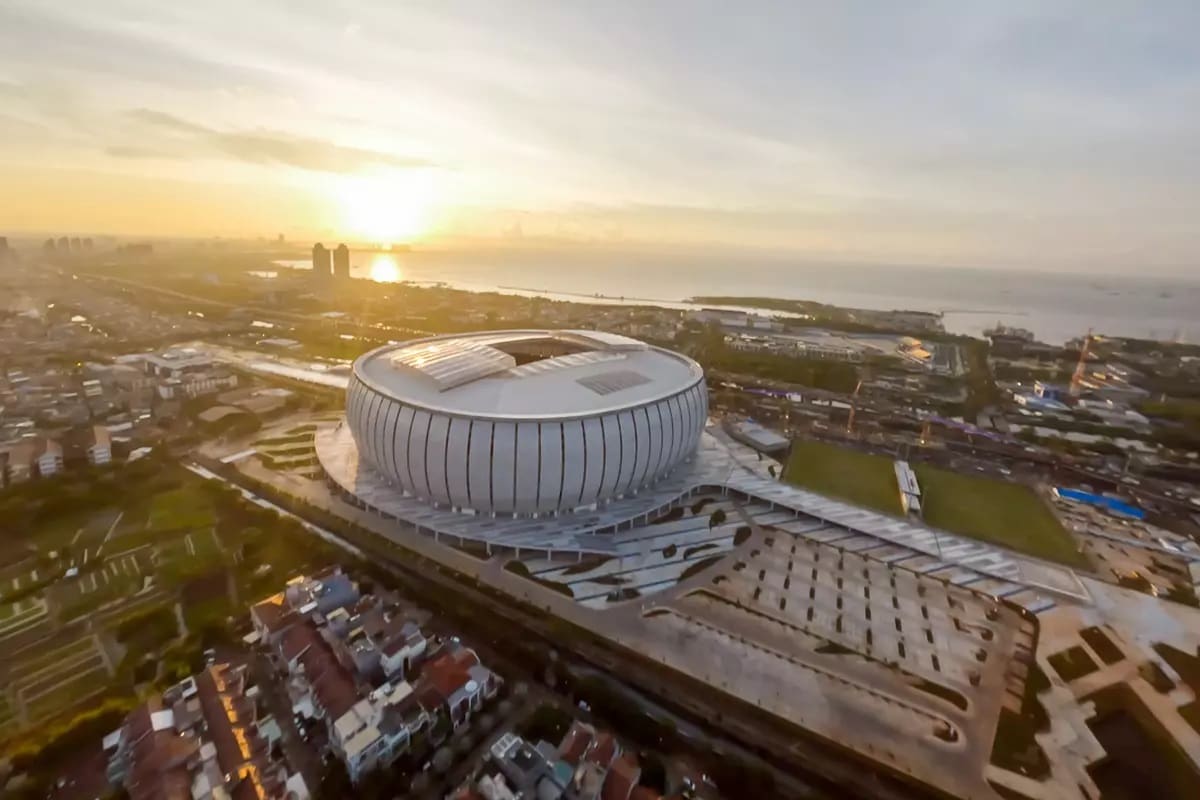 El estadio Internacional Jakarta es uno de los cuatro recintos de la Copa del Mundo