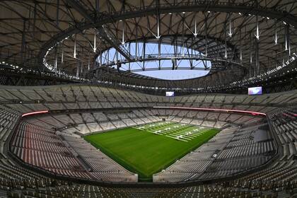 El estadio Lusail de Doha, Qatar, una de las canchas construidas para el Mundial (Foto de Shaun Botterill/Getty Images)