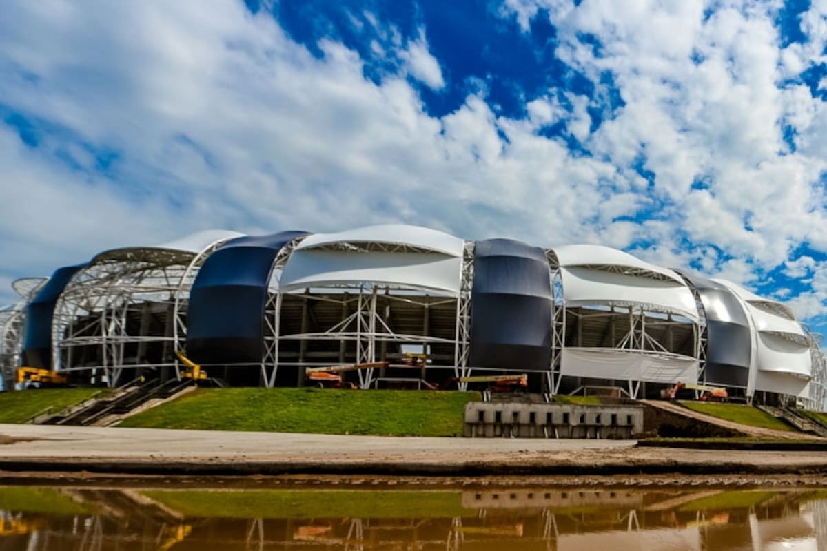 El Estadio Madre de CIudades, sede de la final entre Huracán y Platense, el domingo
