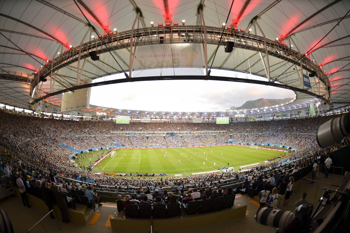 El estadio Maracaná donde se jugará la final de la Copa