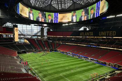 El estadio Mercedes Benz de Atlanta, donde se presentará la selección Argentina, en su debut en la Copa América 2024, frente a Canadá