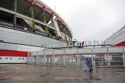 El estadio Monumental estuvo cerrado para toda actividad