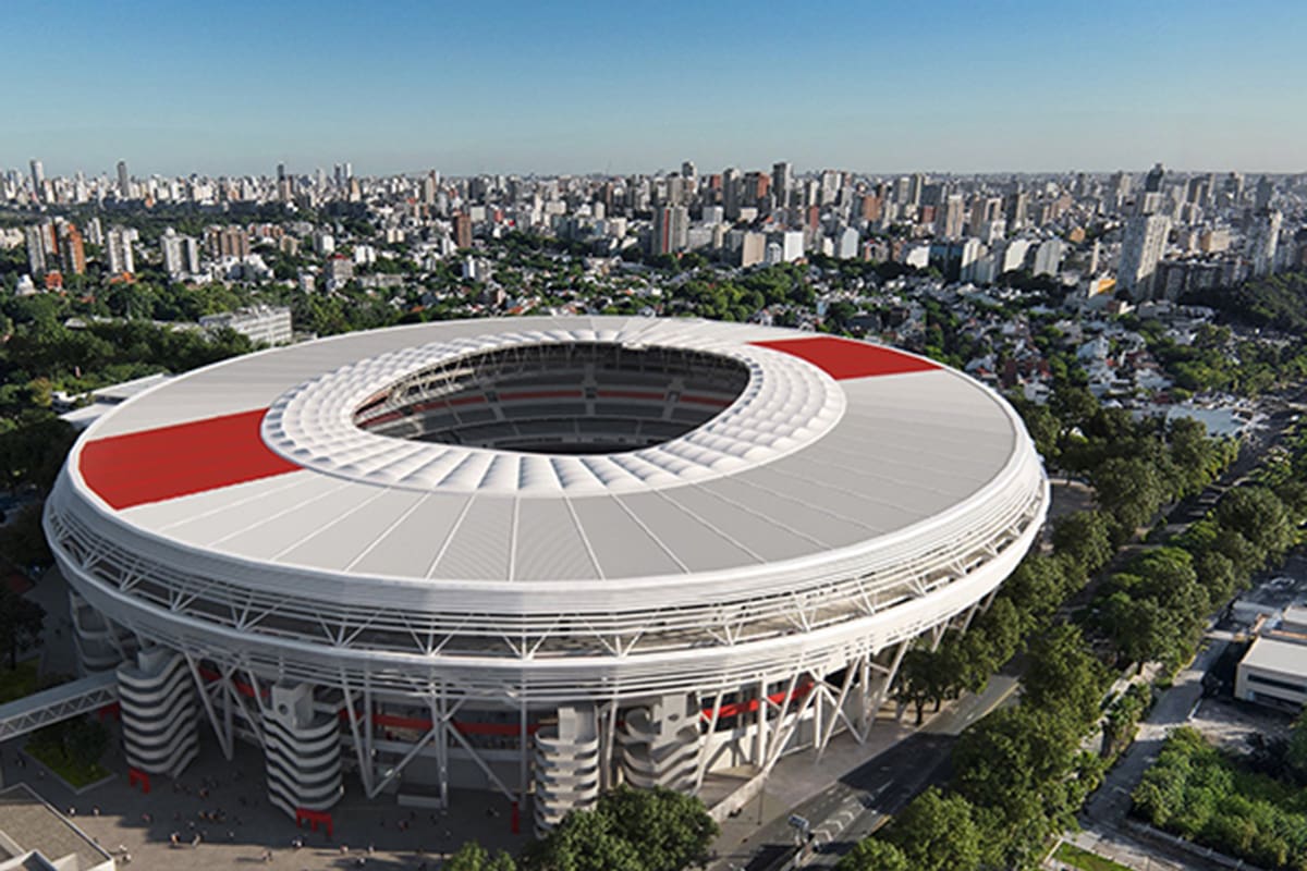 El Estadio Monumental, sede de la final del Mundial 1978, tendrá su cubierta lista en junio de 2029