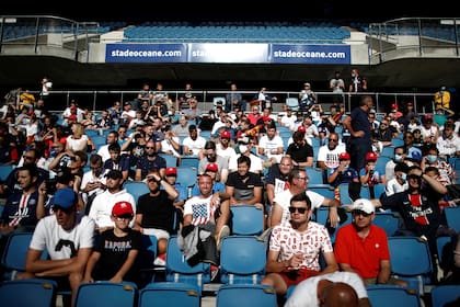 El estadio Oceane en la ciudad de Le Havre recibió a 5.000 espectadores en la goleada de PSG