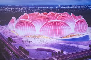 El estadio que que construye el grupo Evergrande estará listo a fines de 2022 y tendrá capacidad para 100.000 espectadores, lo cual lo hará el escenario específico de fútbol más grande del planeta.