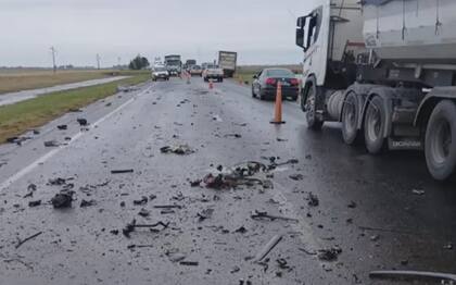 El estado de la calzada al momento de la colisión
