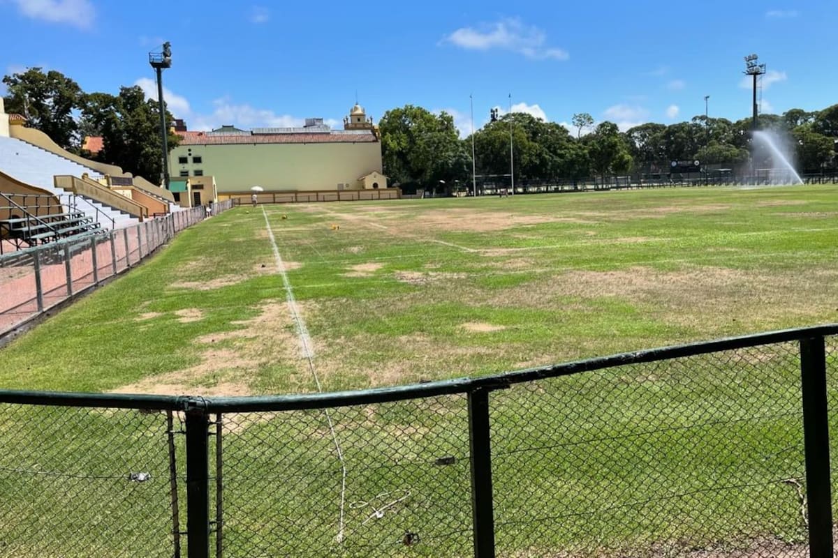 El estado de la cancha del CASI, esta semana