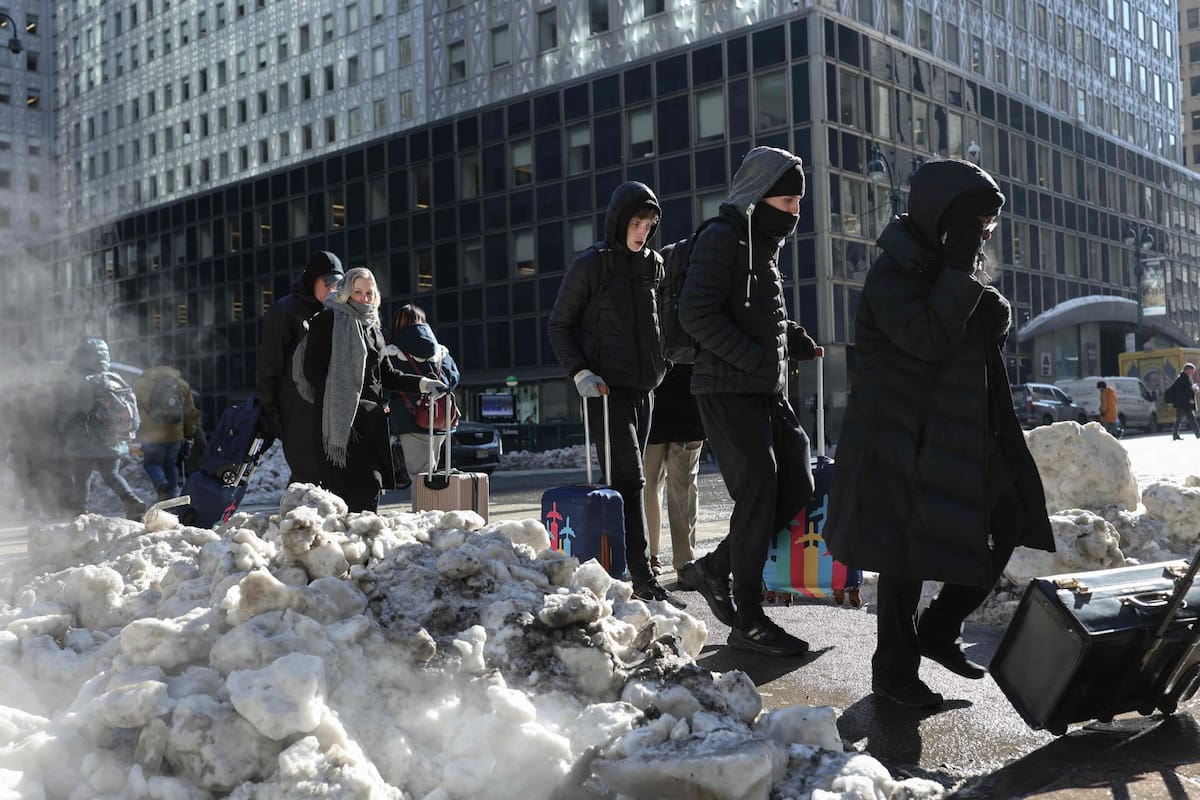El estado de Nueva York registró varias pulgadas de acumulación de nieve durante el último fin de semana