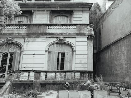 El estado del jardín, antes de los trabajos de restauración
