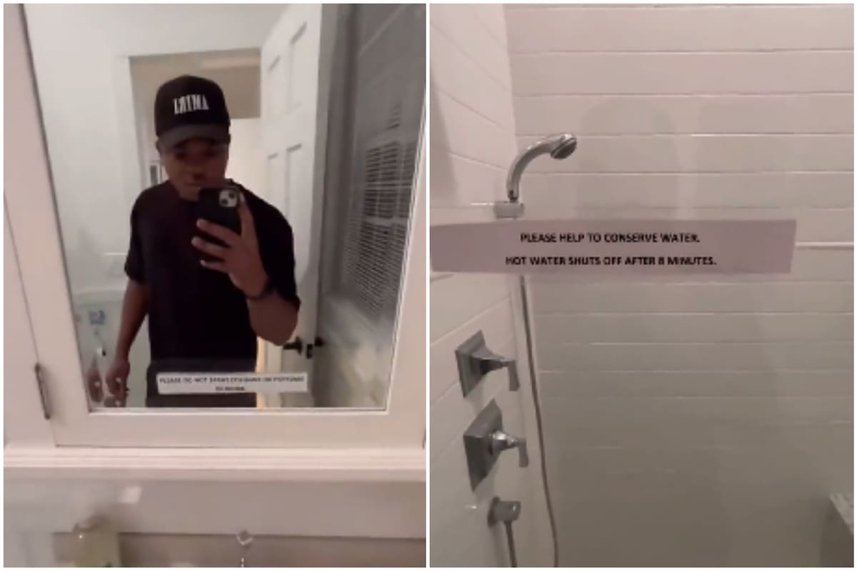 El estadounidense dijo que alquilar esa casa de Airbnb lo había hecho tomar una drástica decisión, dado que los carteles lo incomodaron demasiado