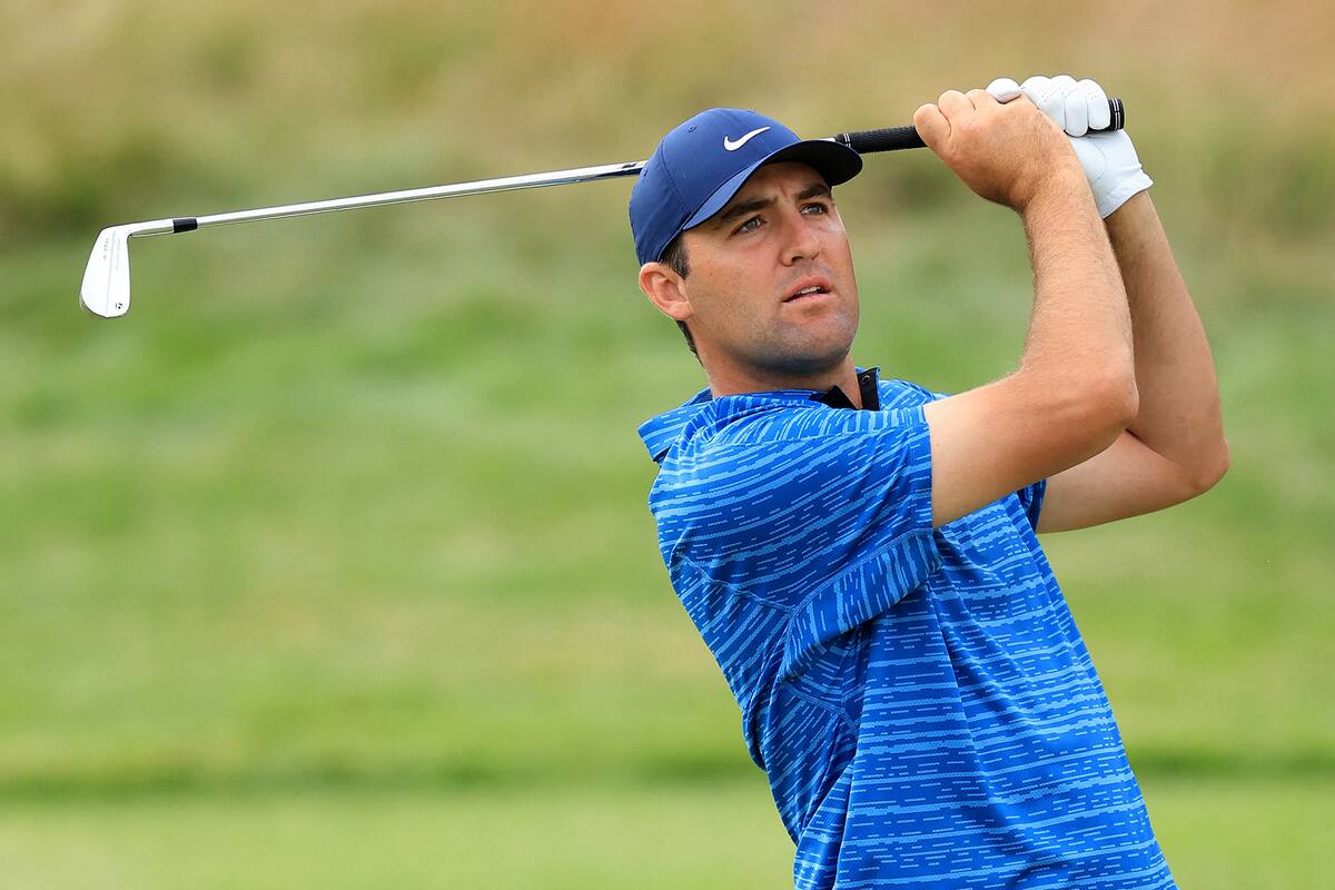 El estadounidense Scottie Scheffler comparte el primer lugar entre los favoritos a ganar el Open británico, junto a Rory Mcllroy