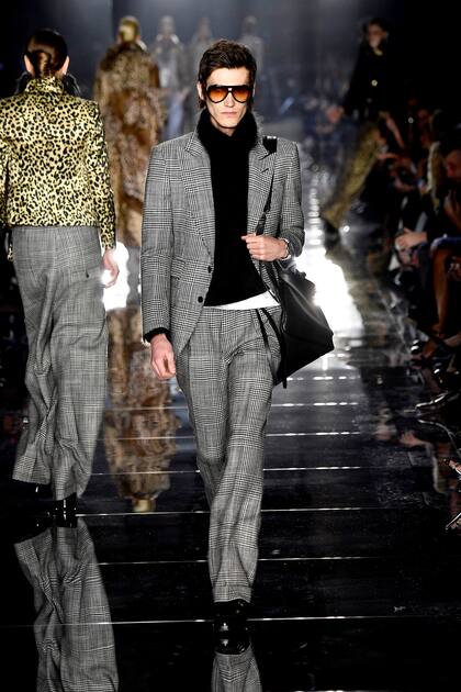 El estampado en un diseño actual: la pasarela de Tom Ford de invierno 2020