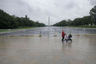 Desestima caso contra acusado de vandalizar estanque reflectante de Washington