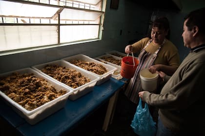Parroquia de Lourdes, donde funciona un comedor escolar y comedor comunitario para adultos