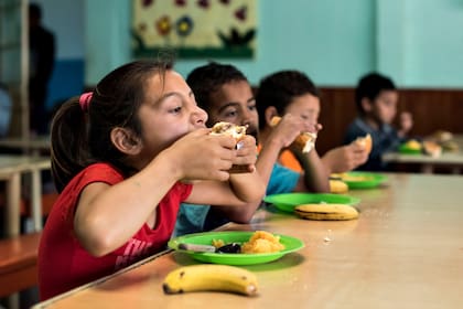 Parroquia de Lourdes, donde funciona un comedor escolar y comedor comunitario para adultos