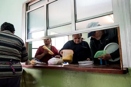 Parroquia de Lourdes, donde funciona un comedor escolar y comedor comunitario para adultos