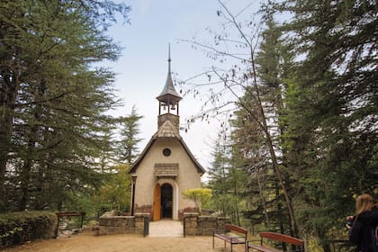 El estilo centro europeo de la capilla de La Cumbrecita.
