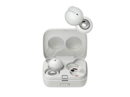 El estuche de carga de los Sony Linkbuds