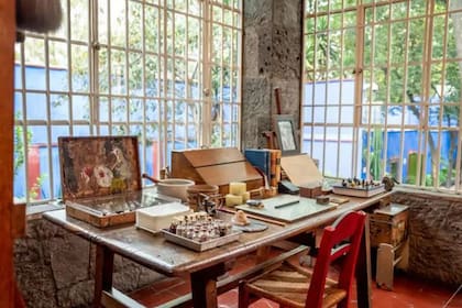 El estudio de Frida Kahlo, integrado al jardín