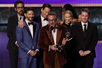 El Estudio, la comedia de Apple TV+ creada y protagonizada por Seth Rogen, fue la gran ganadora de la noche