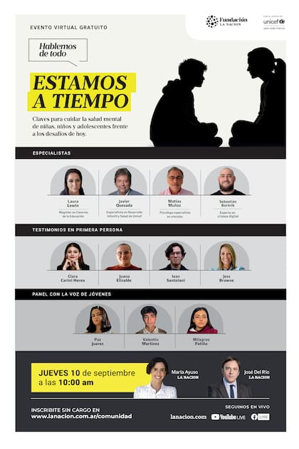 El evento reunirá especialistas y la voz de los jóvenes