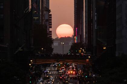 El evento se podrá observar en dos atardeceres de mayo y en dos de julio (AP Foto/Yuki Iwamura, archivo)