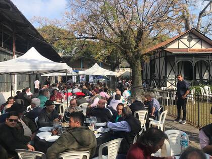 El evento se realizó en el sector donde se encuentra el histórico Banco Nación