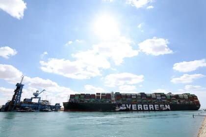 El Ever Given bloqueó el Canal de Suez en 2021
