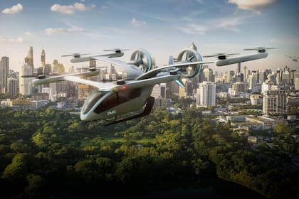 El Evtol permite un despegue y aterrizaje vertical