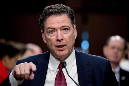El ex director del FBI James Comey en el Congreso en Washington el 8 de junio del 2017