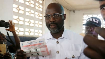 George Weah, actual presidente de Liberia