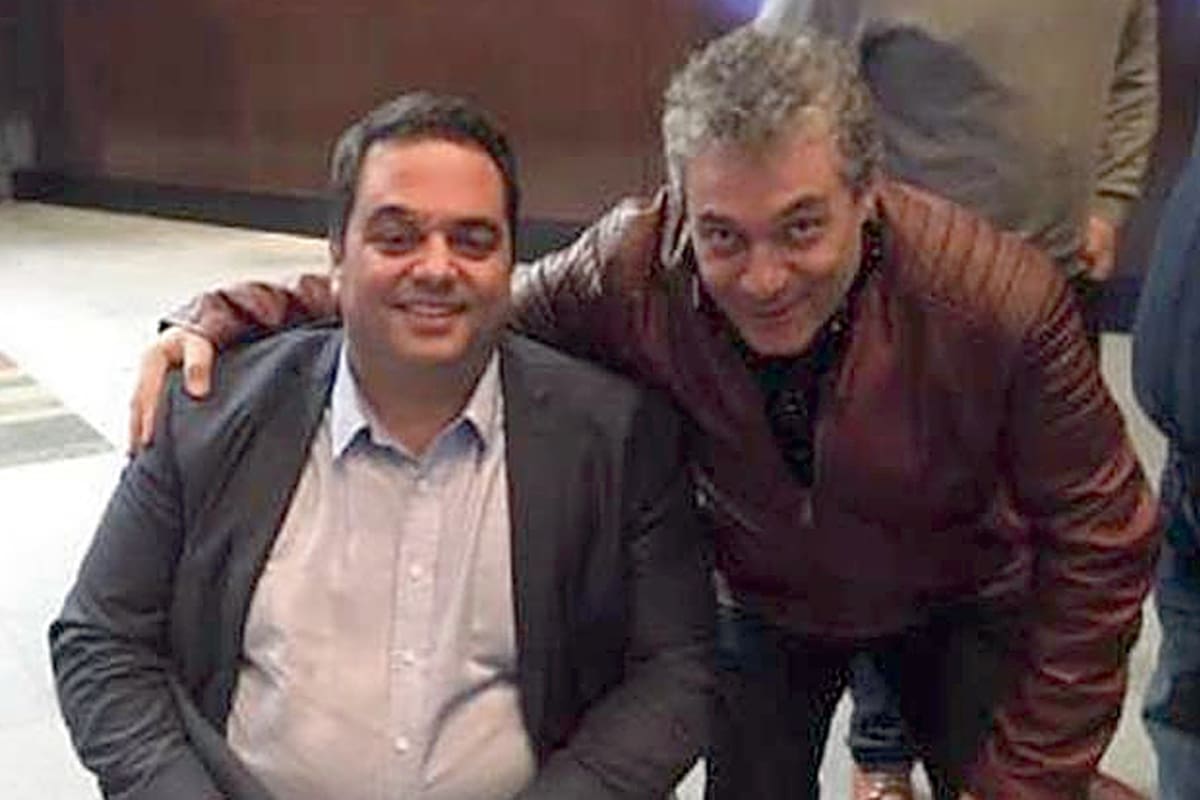 El ex ministro de Trabajo, junto a Alejandro Poli
