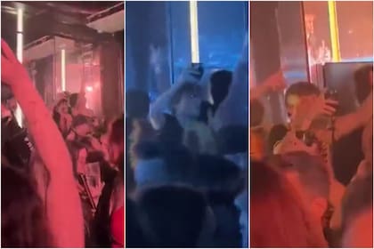 El ex One Direction, Louis Tomlinson, de fiesta en la noche porteña (Foto: Captura de video)
