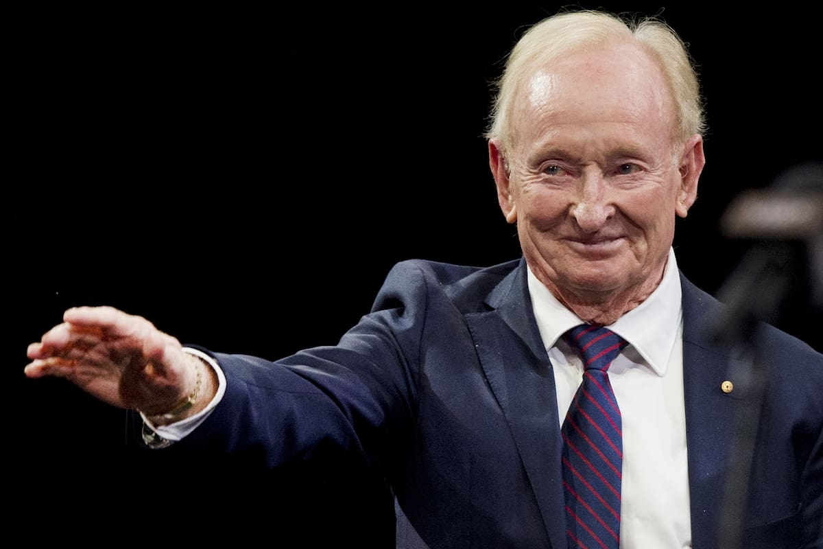 El ex tenista australiano Rod Laver