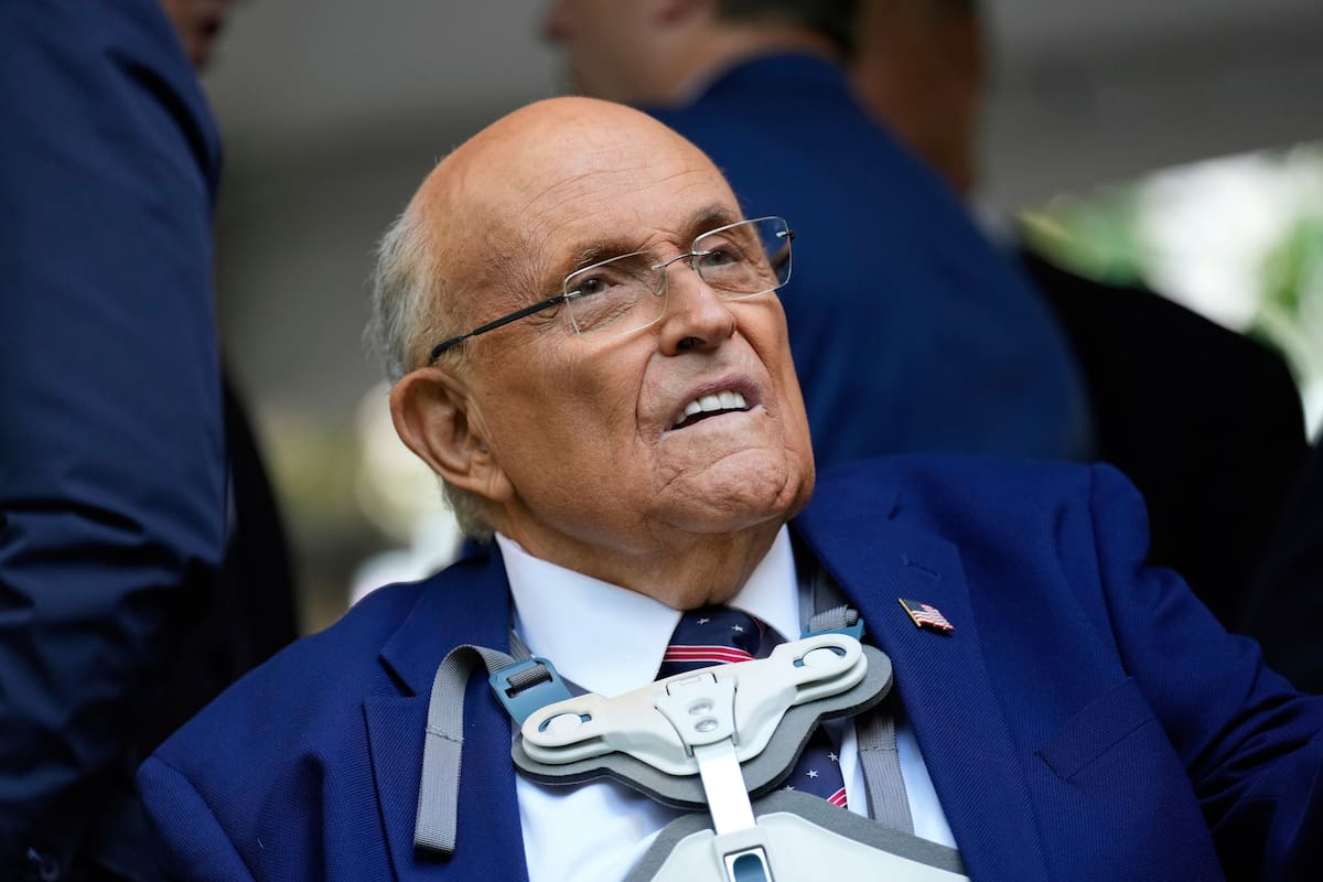 El exalcalde de Nueva York Rudy Giuliani