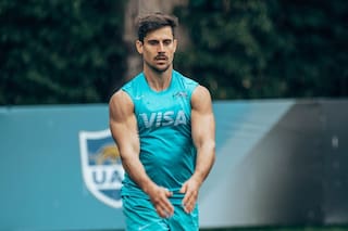 La extrema forma de entrenar de un jugador de los Pumas con su novia