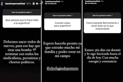El exbañero de Marley está viviendo en Chile, y desde allí habló de la Argentina: "Debemos nacer todos de nuevo"
