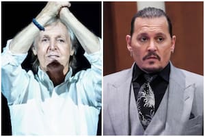 El exbeatle proyectó las imágenes de un video del actor durante un recital en Orlando, Florida (Foto: Archivo-AP)